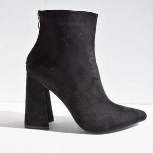 NWOT Fashion Nova - black heel booties - Cheryl 1f